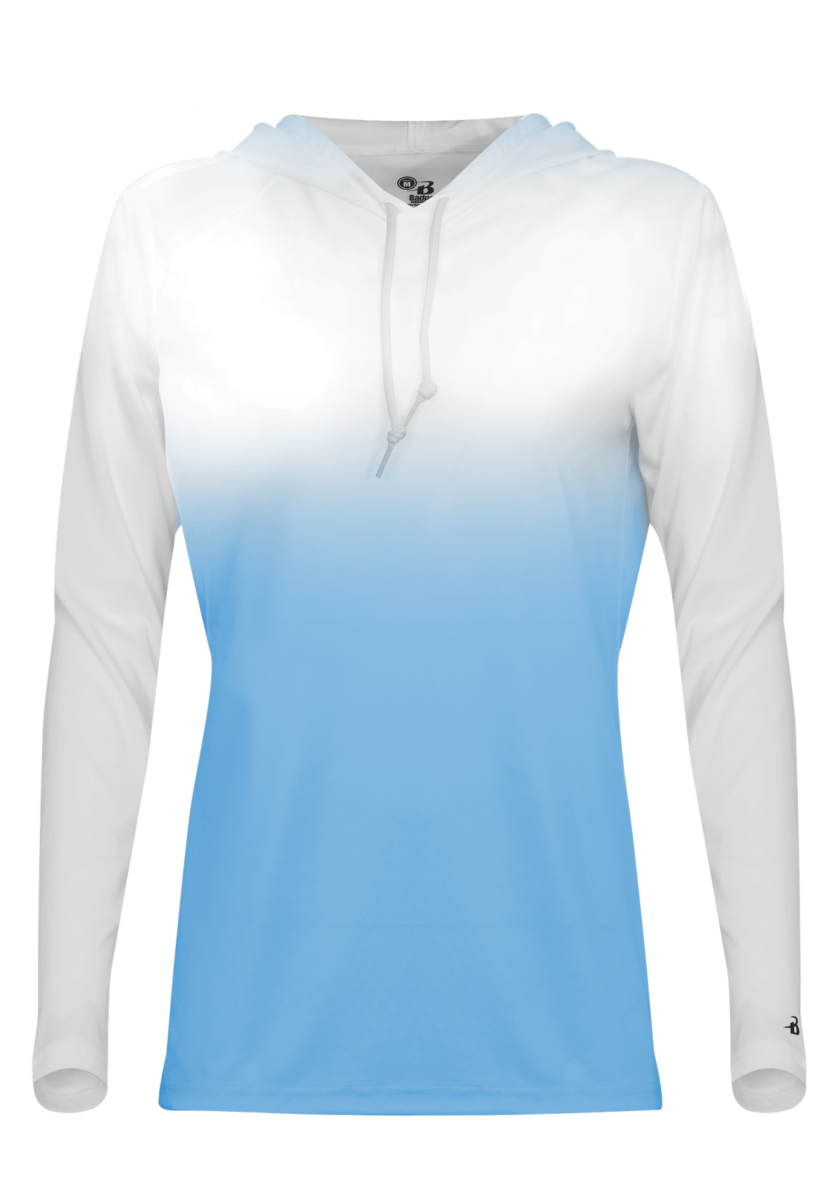 Badger Women's 4208 Ombre Hooded Tee Womens Apparel Shirts & Tops