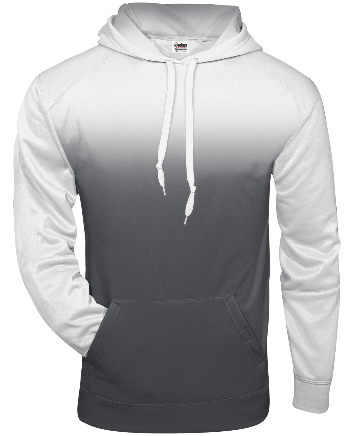 Badger Men's 1403 Ombre Hooded Sweatshirt Mens Apparel Sweatshirts & Fleece