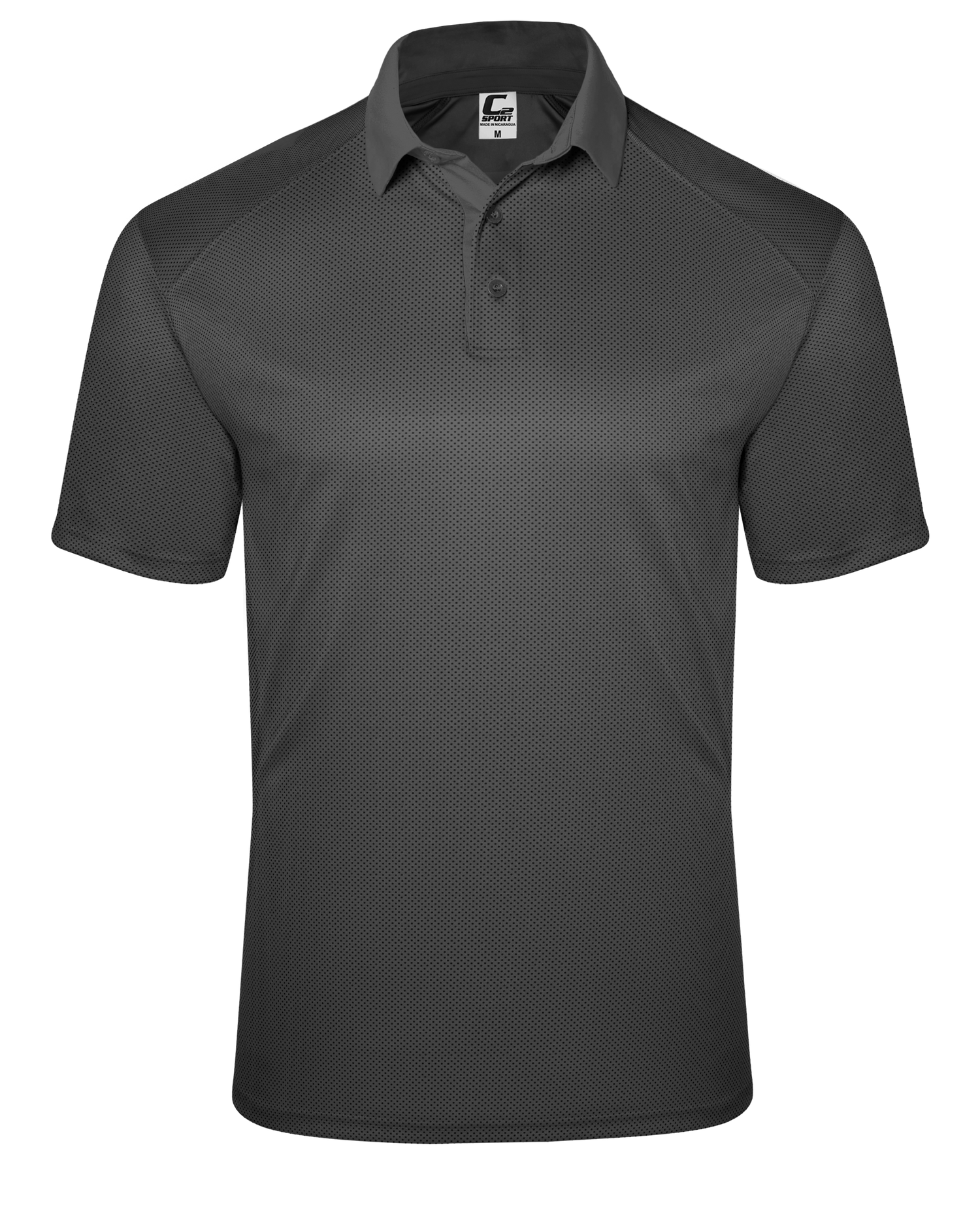 C2 Men's Mock Mesh Polo Mens Apparel Shirts & Tops