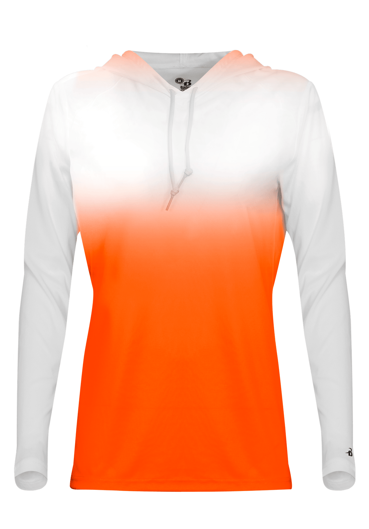 Badger Women's 4208 Ombre Hooded Tee Womens Apparel Shirts & Tops