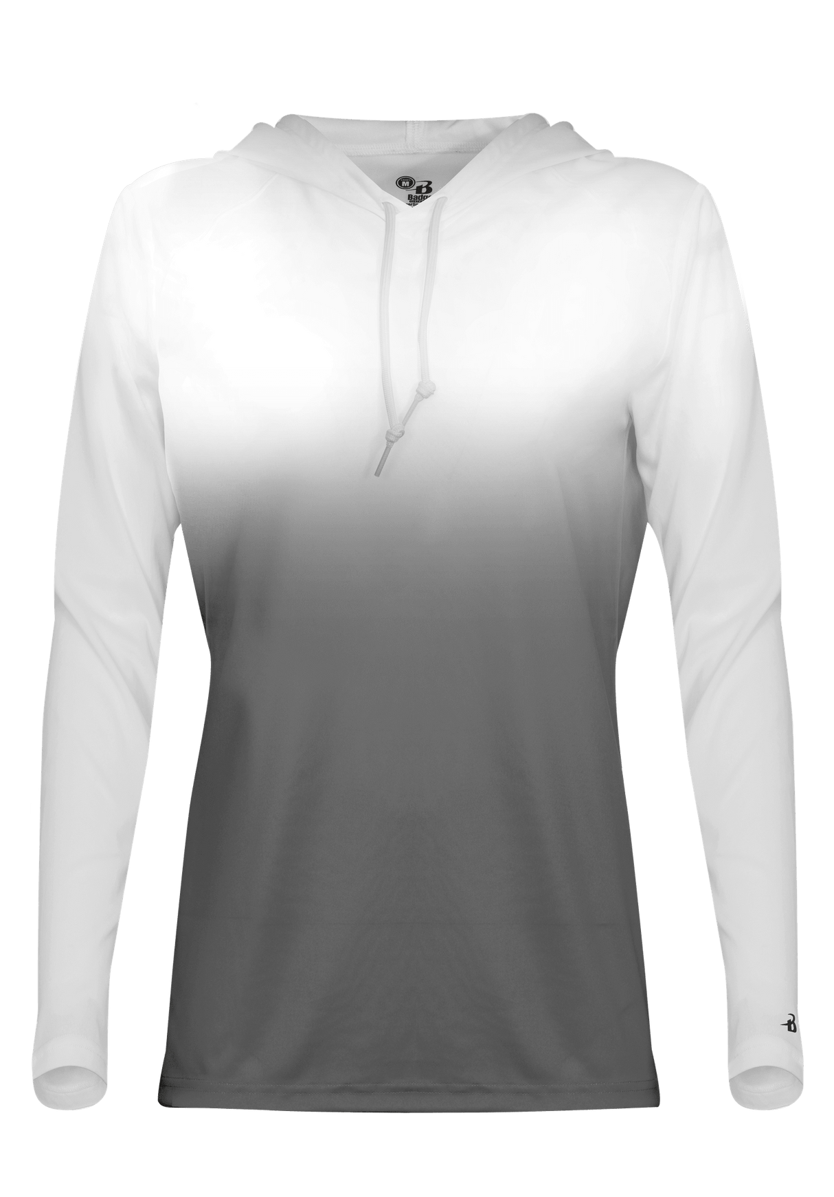 Badger Women's 4208 Ombre Hooded Tee Womens Apparel Shirts & Tops