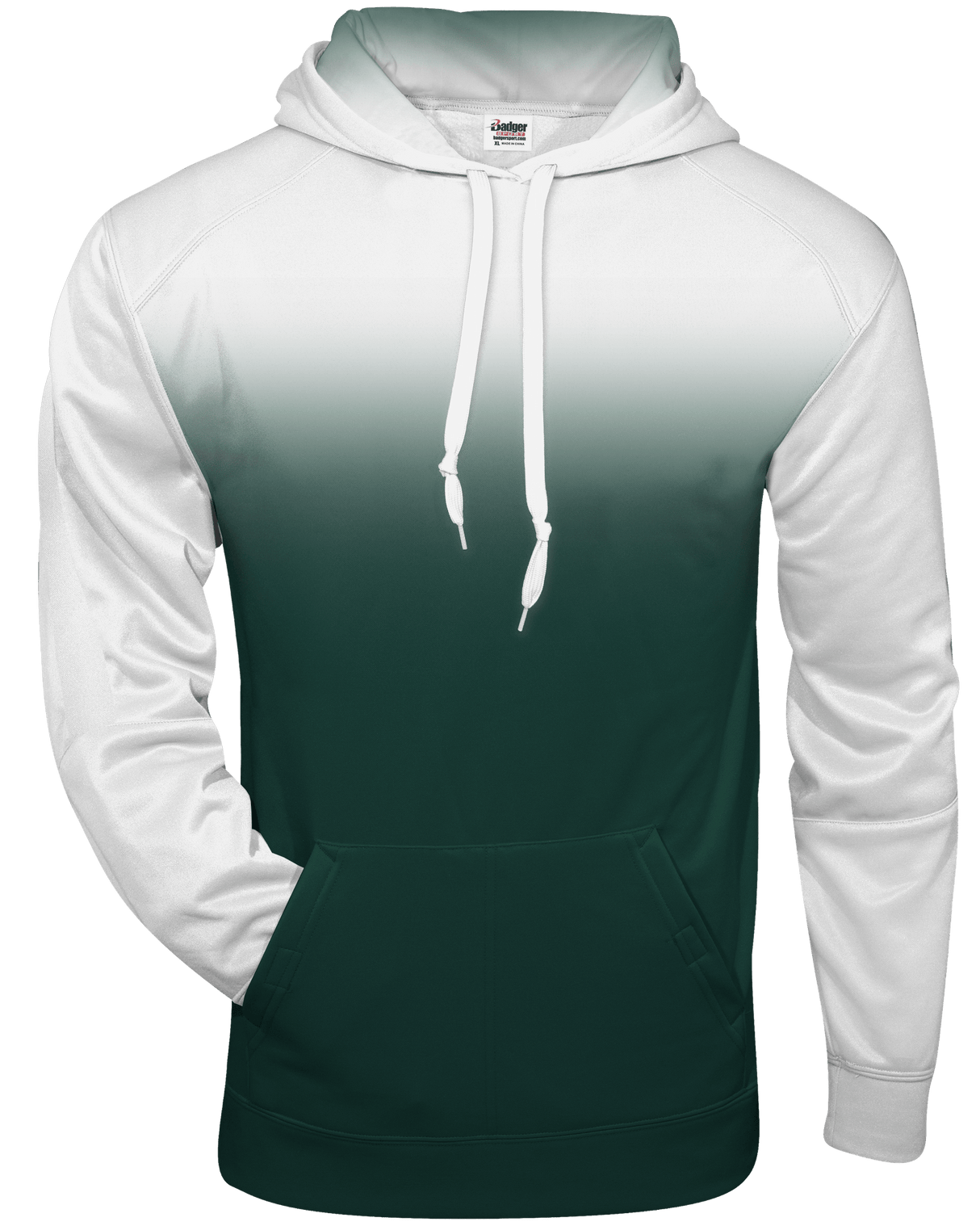 Badger Men's 1403 Ombre Hooded Sweatshirt Mens Apparel Sweatshirts & Fleece