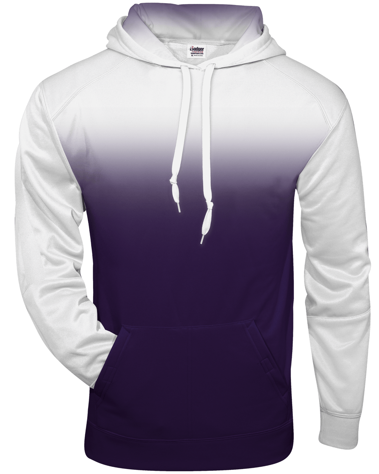 Badger Men's 1403 Ombre Hooded Sweatshirt Mens Apparel Sweatshirts & Fleece