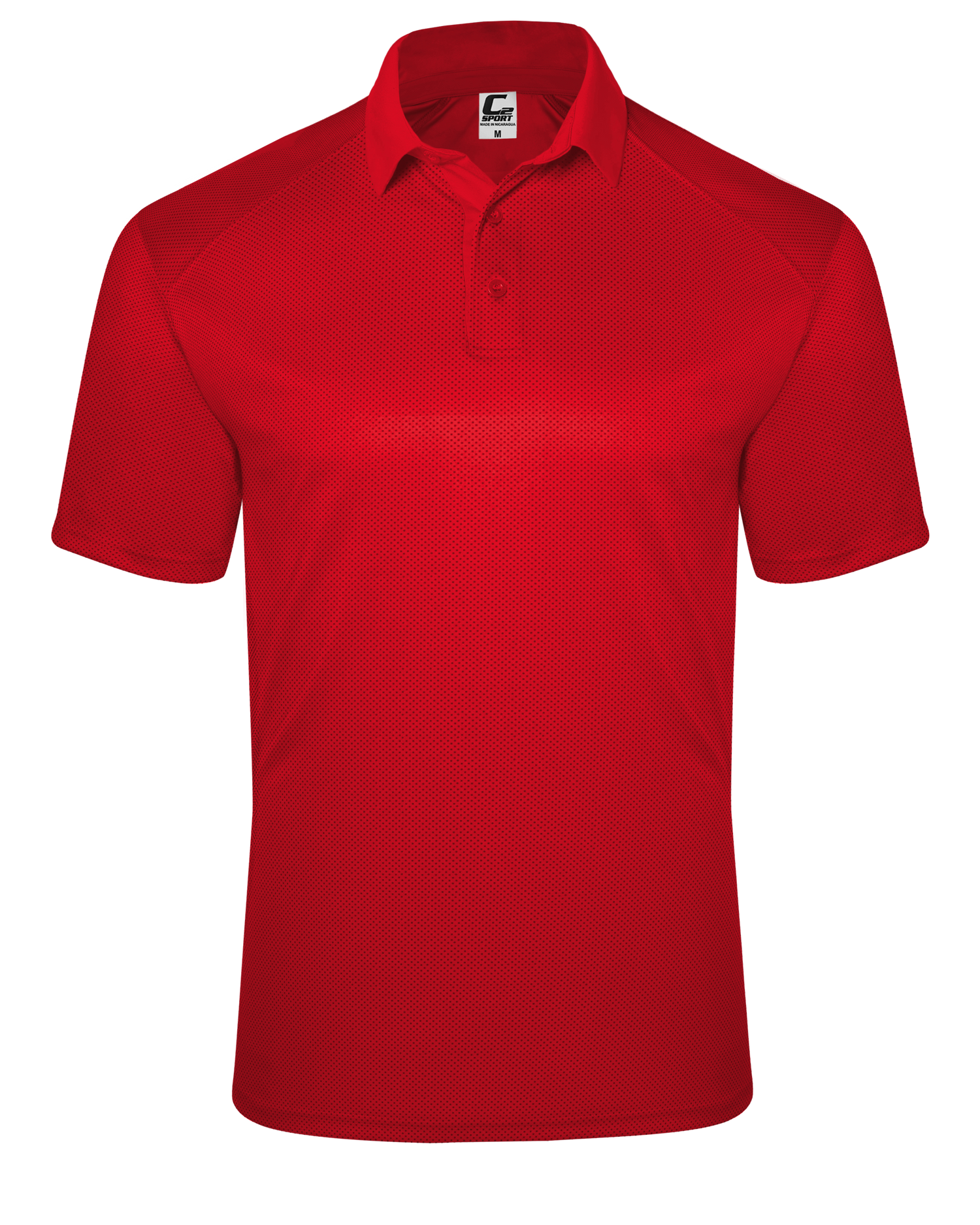 C2 Men's Mock Mesh Polo Mens Apparel Shirts & Tops