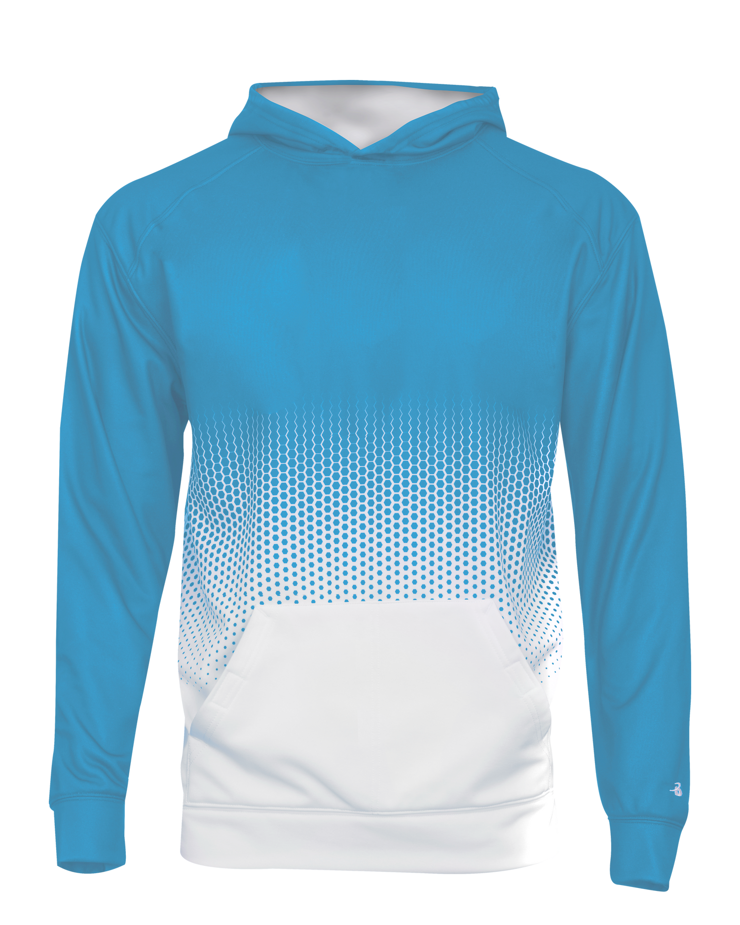 Badger Youth Hex 2.0 Perf. Fleece Hoodie Youth Apparel Hoodies & Sweatshirts
