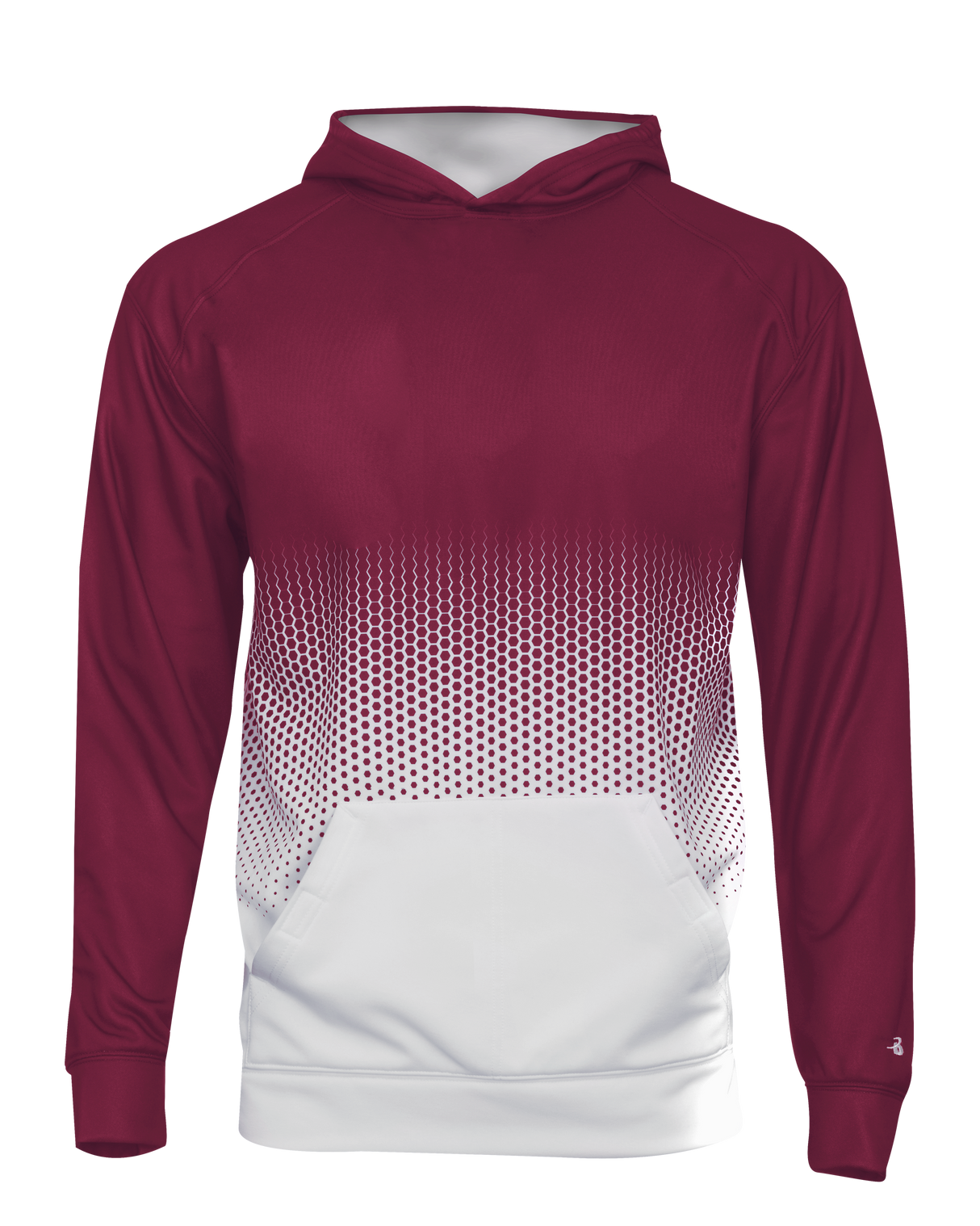 Badger Youth Hex 2.0 Perf. Fleece Hoodie Youth Apparel Hoodies & Sweatshirts