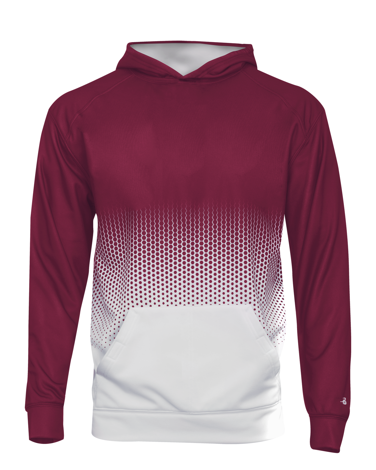 Badger Youth Hex 2.0 Perf. Fleece Hoodie Youth Apparel Hoodies & Sweatshirts