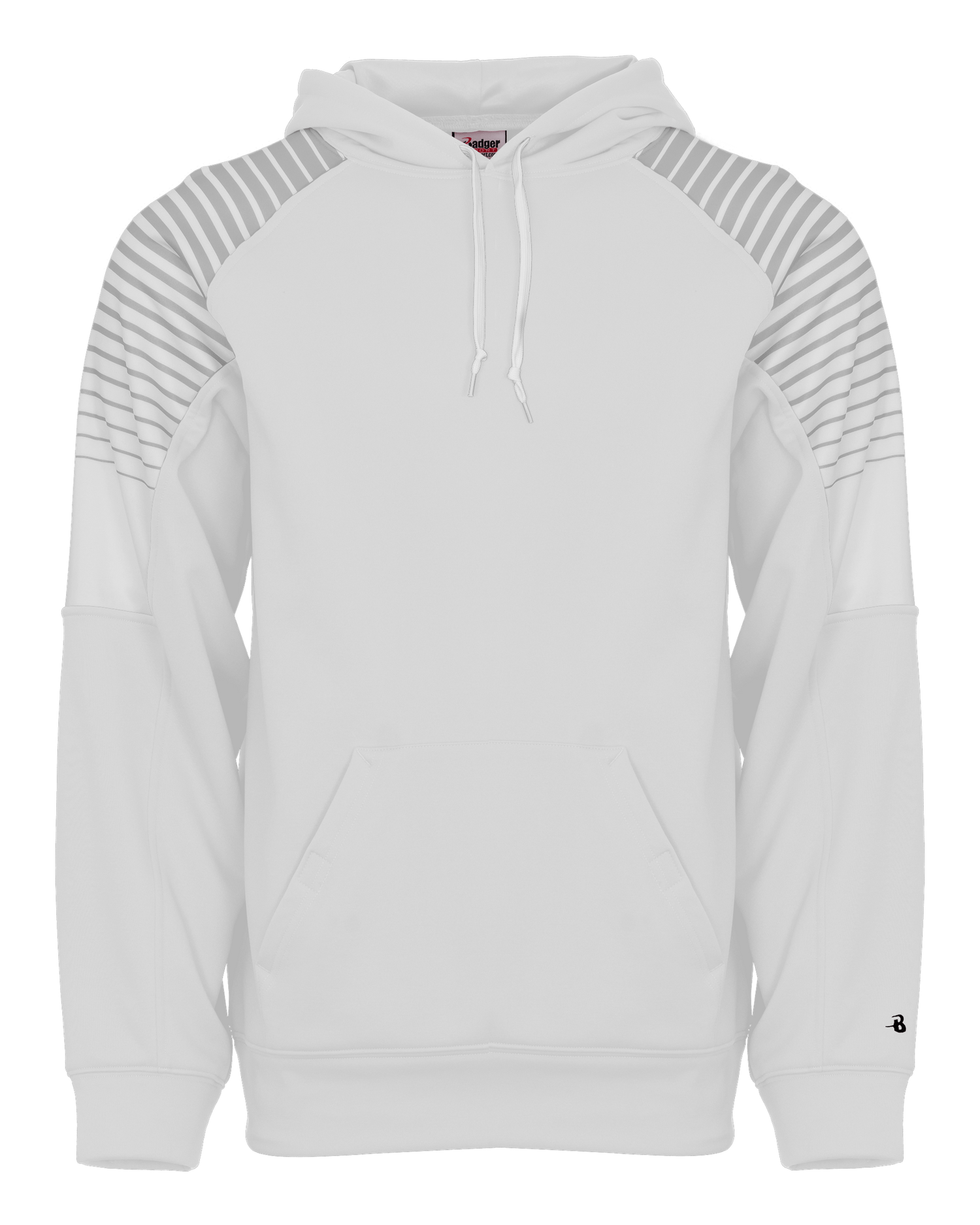Badger Men's Lineup Fleece Hoodie Badger