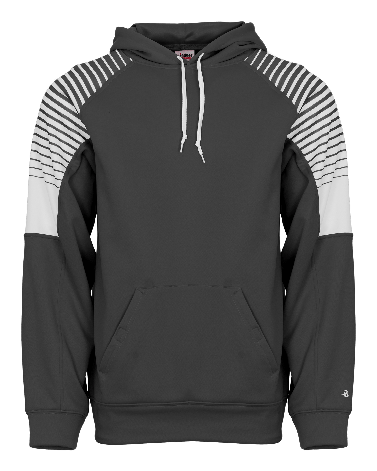 Badger Men's Lineup Fleece Hoodie Badger