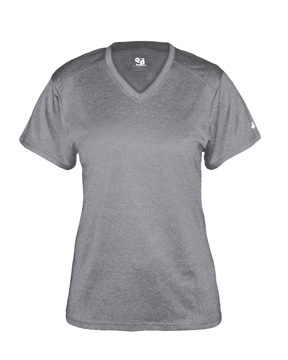 Badger Women's Pro Heather V-Neck Tee Womens Apparel Shirts & Tops