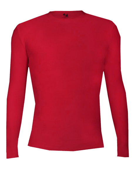Badger 2605 Youth Pro-Compression Long-Sleeve Crew Shirt Badger