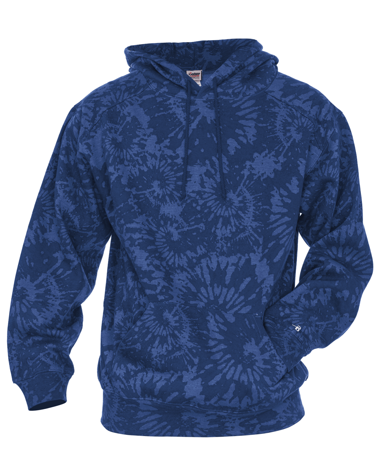Badger Men's Athletic Fleece Tie Dye Hood Mens Apparel Sweatshirts & Fleece