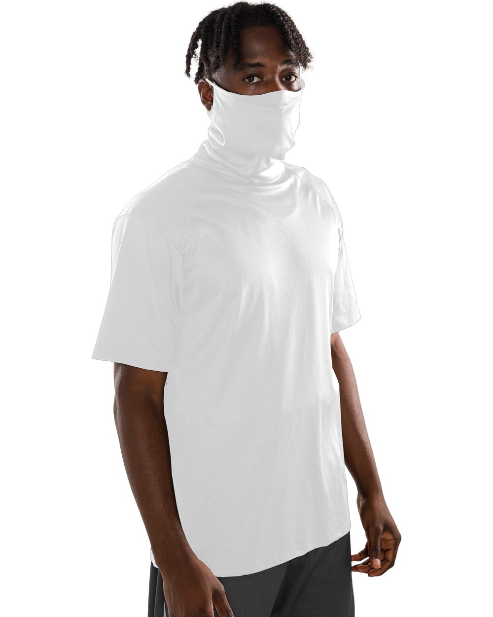 Badger Men's 2B1 Performance Tee with Mask Mens Apparel Shirts & Tops