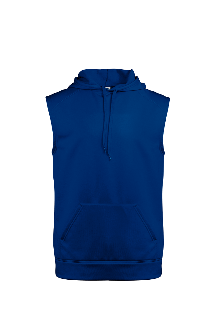 Badger Men's Perf. Fleece Sleeveless Hoodie Mens Apparel Sweatshirts & Fleece