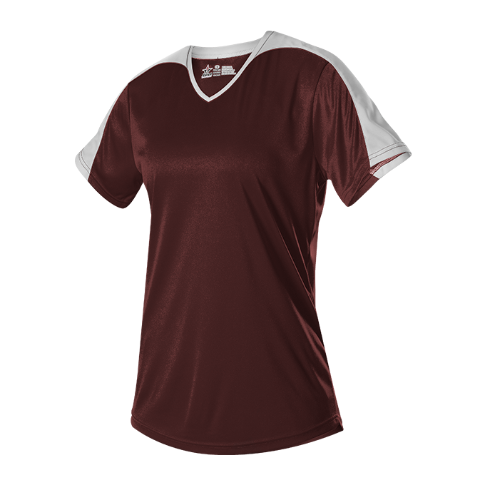Alleson Youth V Neck Fastpitch Baseball Jersey Softball Jerseys Youth