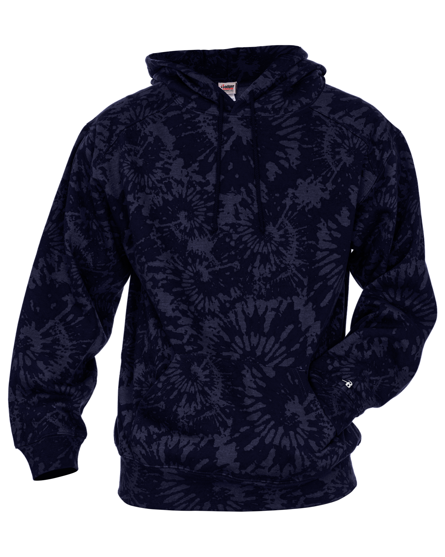 Badger Men's Athletic Fleece Tie Dye Hood Mens Apparel Sweatshirts & Fleece
