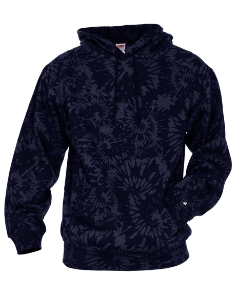 Badger Men's Athletic Fleece Tie Dye Hood Mens Apparel Sweatshirts & Fleece