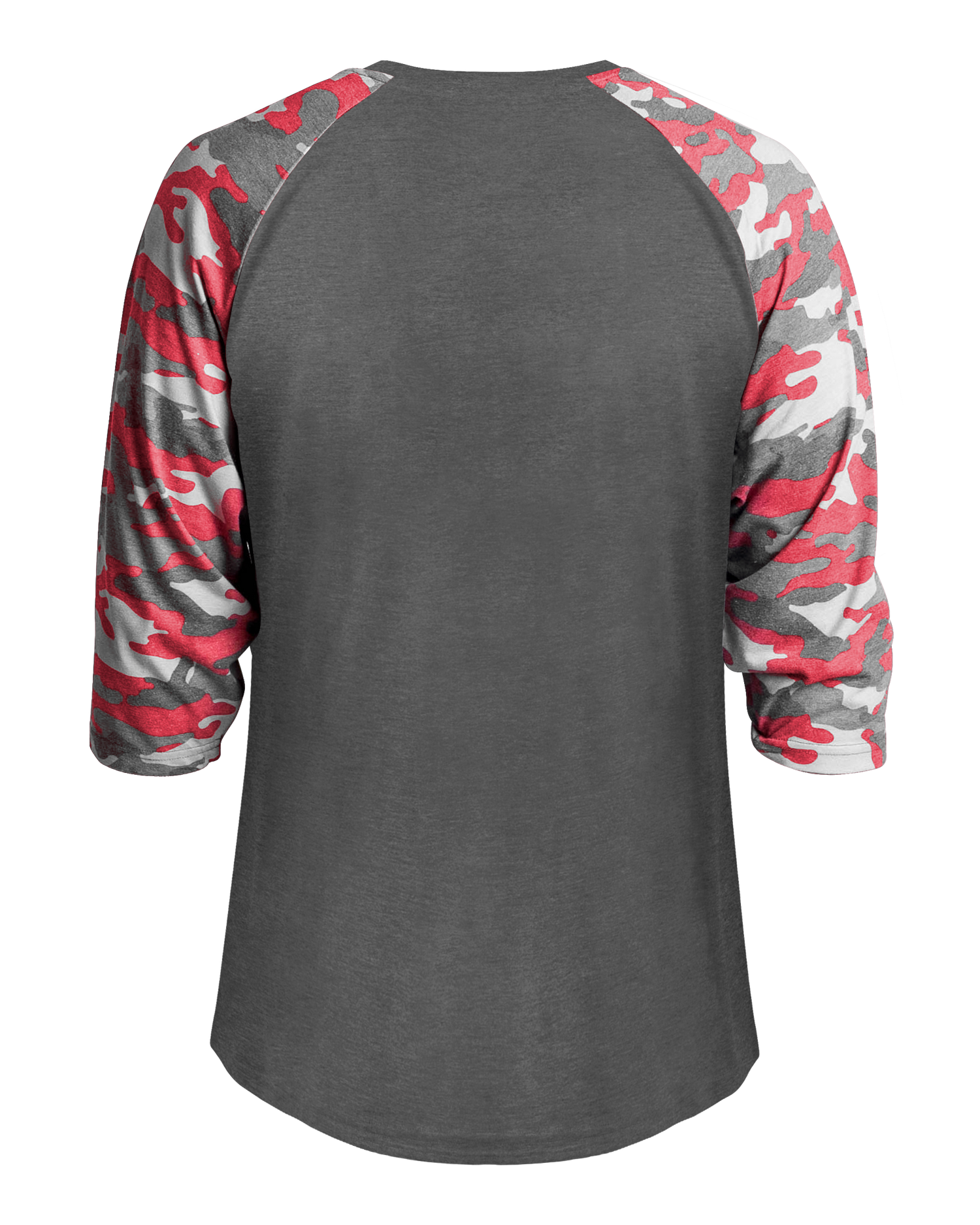 Badger Men's Vintage Camo Tri-Blend Baseball Tee Mens Apparel Shirts & Tops