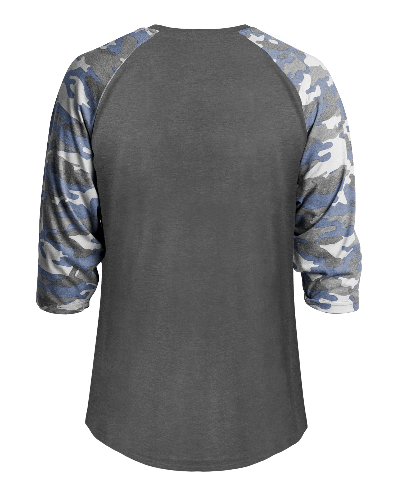 Badger Men's Vintage Camo Tri-Blend Baseball Tee Mens Apparel Shirts & Tops
