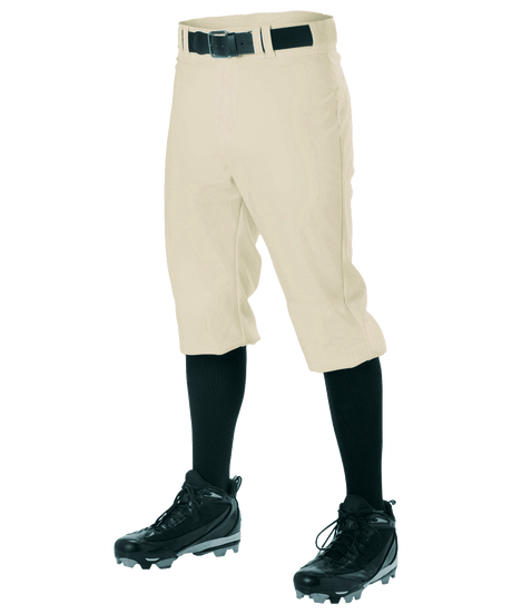 Alleson Men's PWRPKP Knicker Pro Warp Knit Baseball Pants Baseball Pants Adult