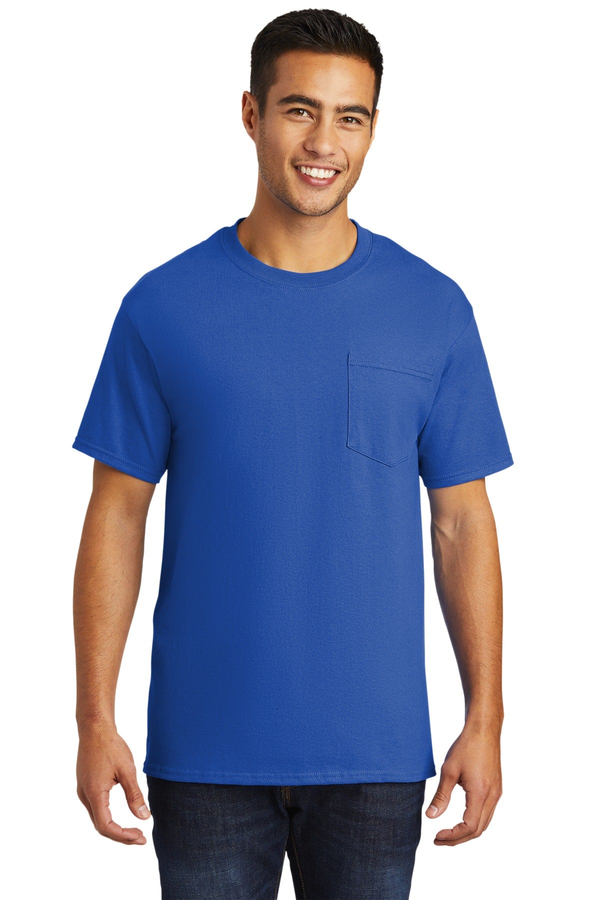 Port & Company Men's Tall Essential Pocket Tee Mens Apparel Shirts & Tops