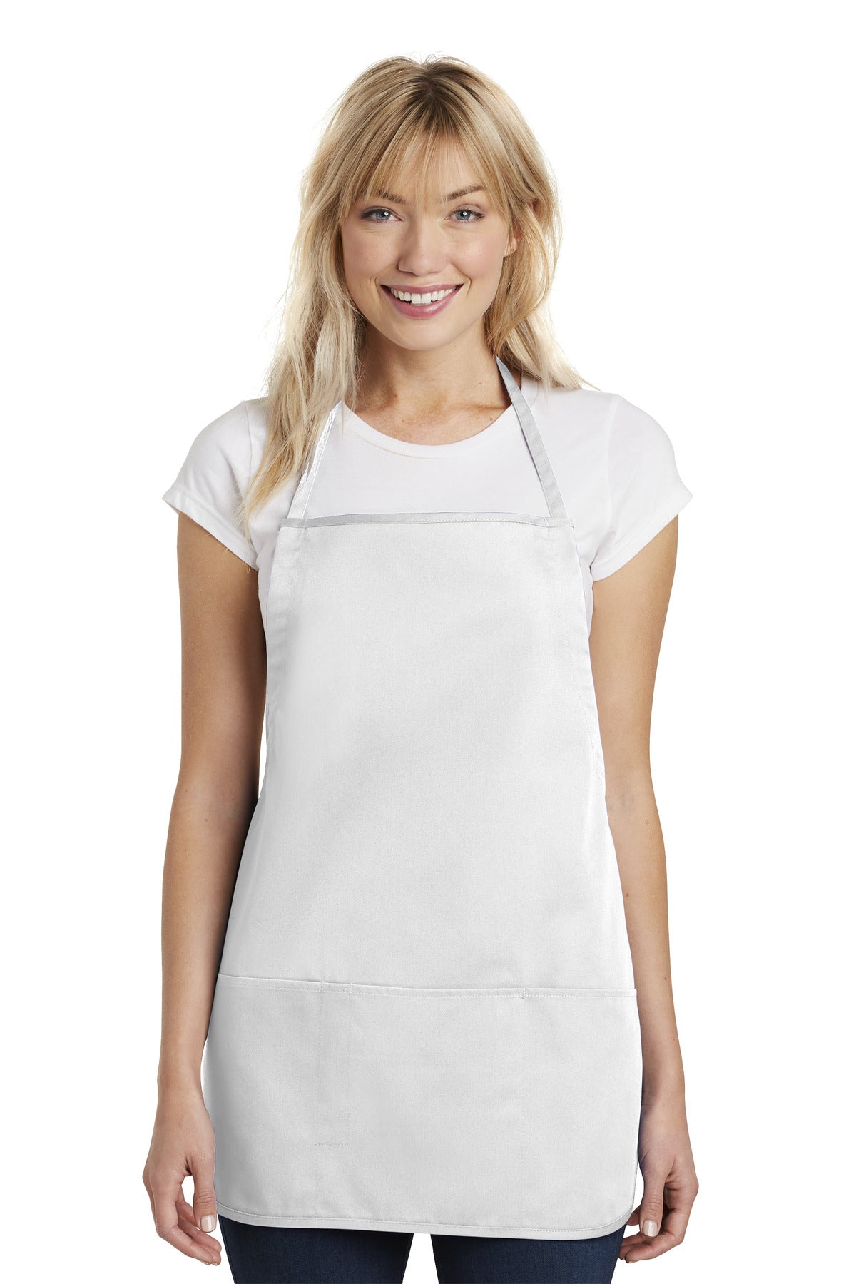 Port Authority Medium-Length Apron. A525 Unisex Accessories Aprons