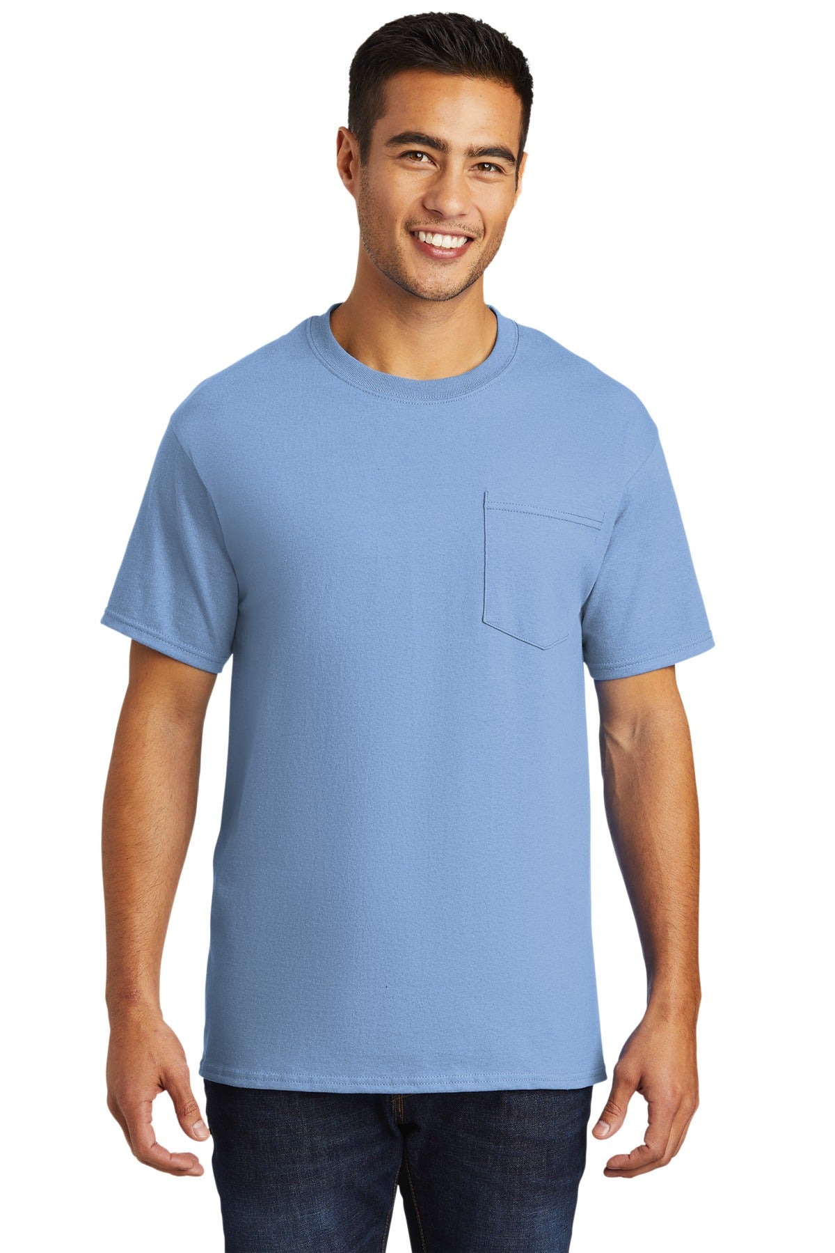 Port & Company Men's Tall Essential Pocket Tee Mens Apparel Shirts & Tops