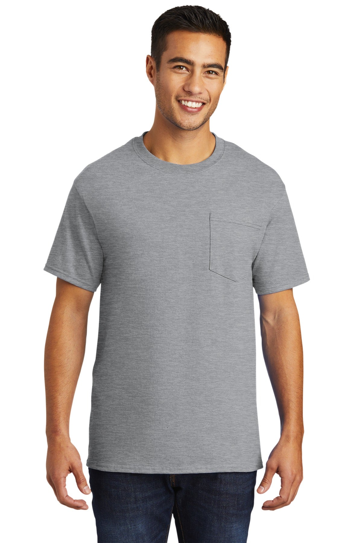 Port & Company Men's Tall Essential Pocket Tee Mens Apparel Shirts & Tops