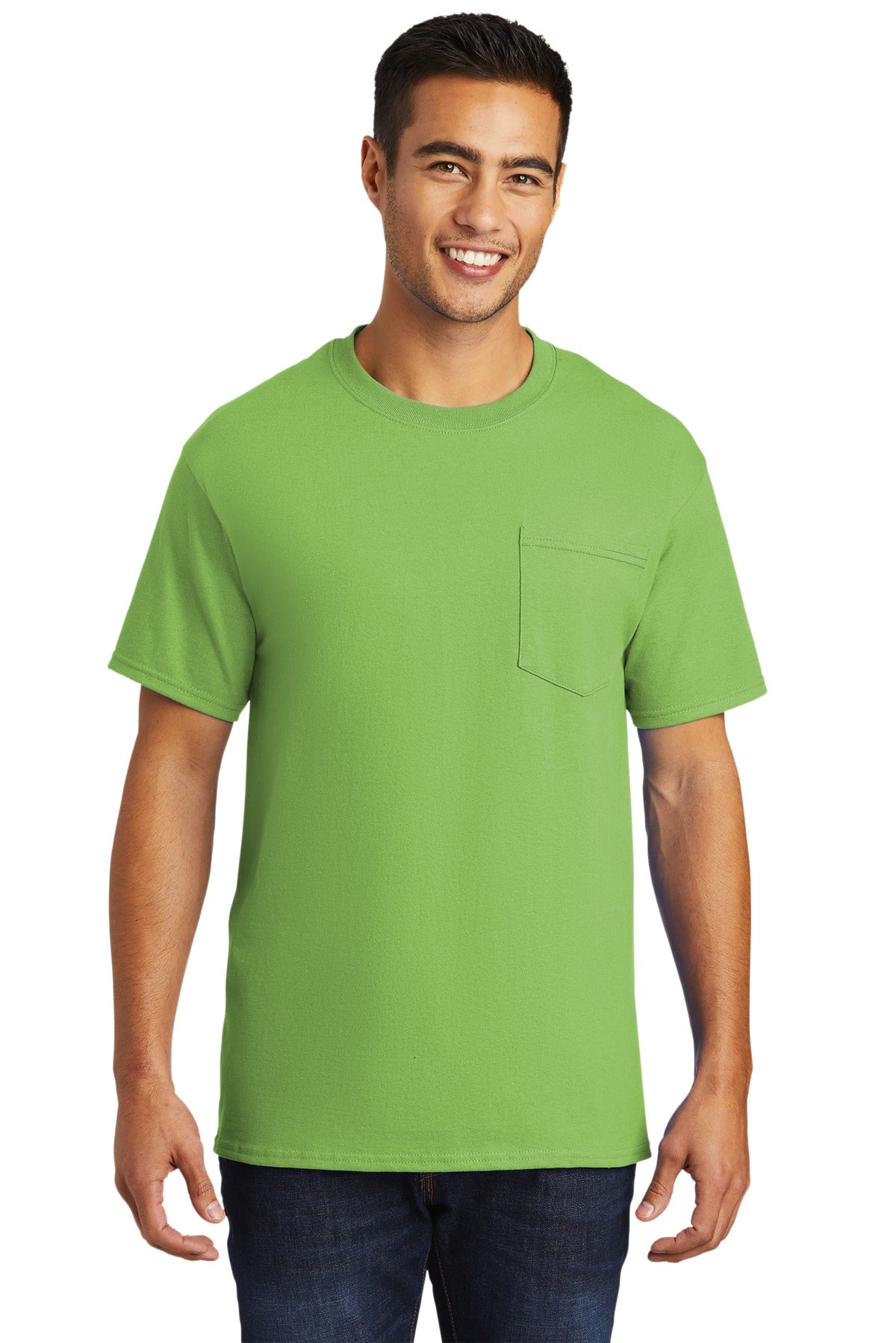 Port & Company Men's Tall Essential Pocket Tee Mens Apparel Shirts & Tops