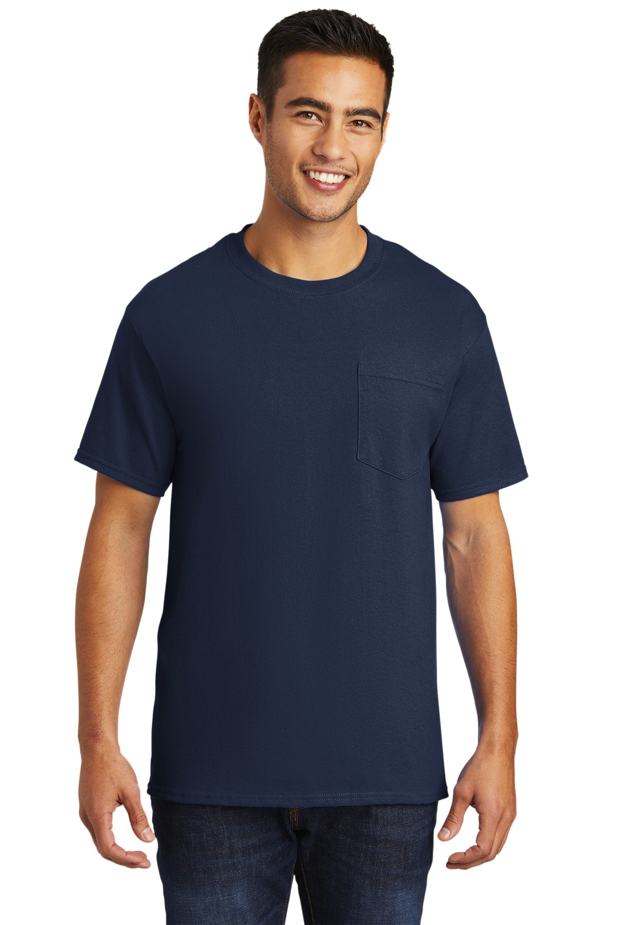 Port & Company Men's Tall Essential Pocket Tee Mens Apparel Shirts & Tops