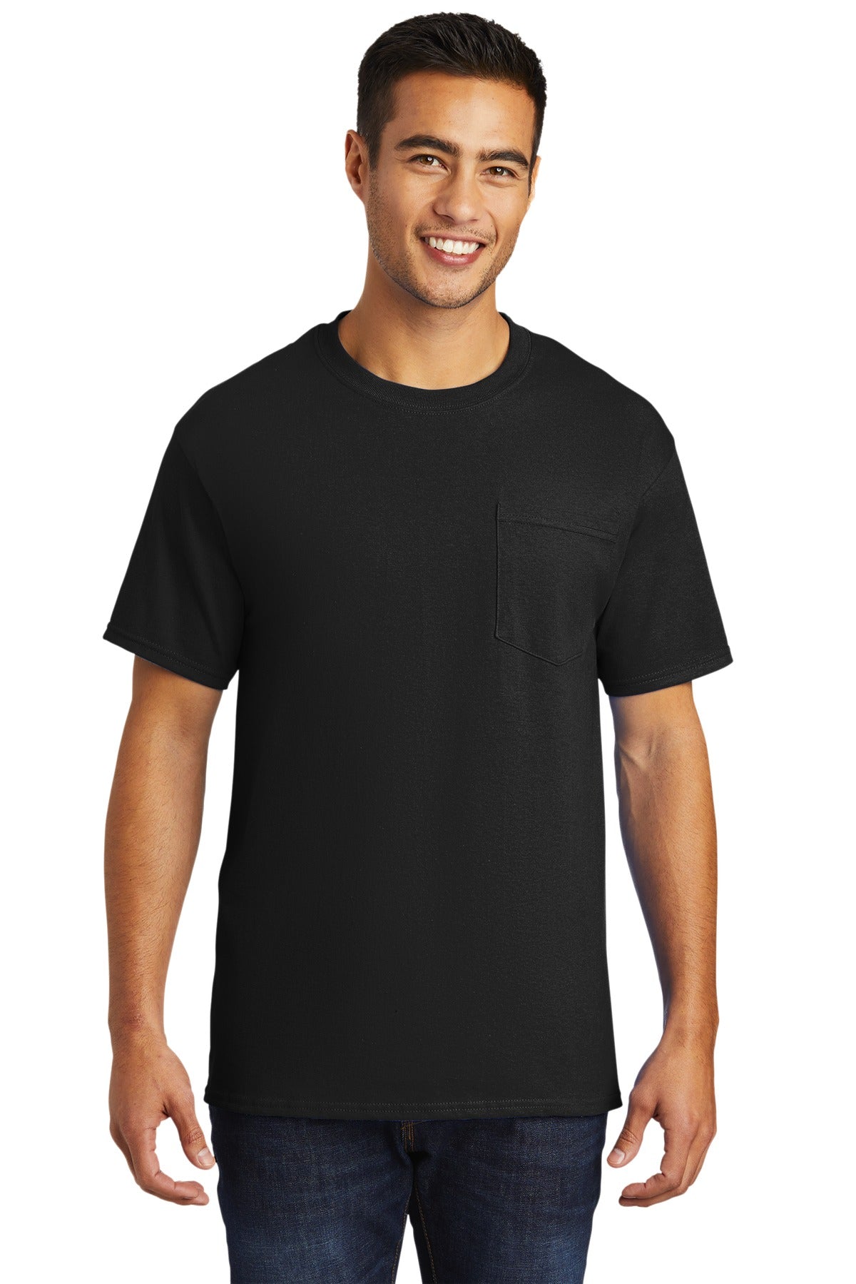 Port & Company Men's Tall Essential Pocket Tee Mens Apparel Shirts & Tops