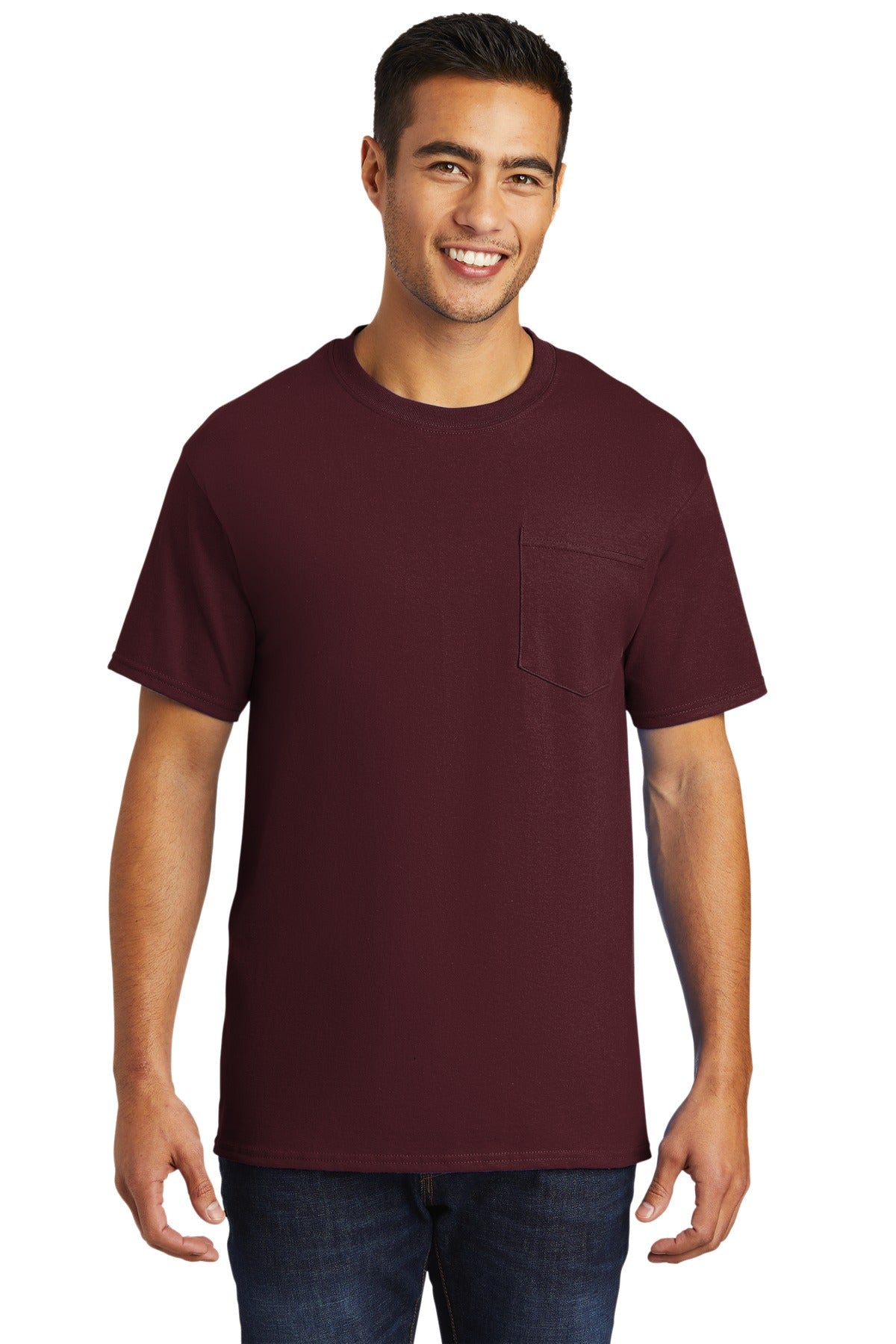 Port & Company Men's Tall Essential Pocket Tee Mens Apparel Shirts & Tops
