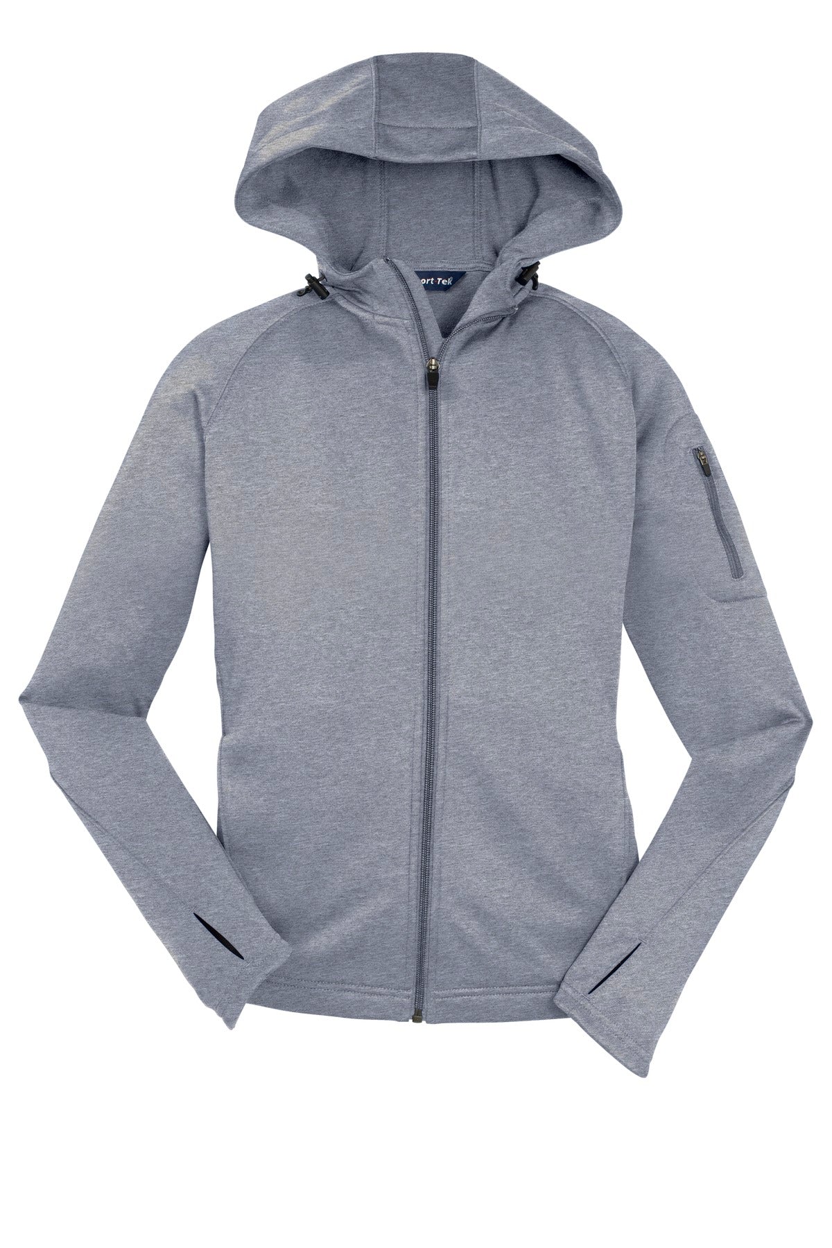 Sport-Tek Women's Tech Fleece Full-Zip Hooded Jacket. L248 Womens Apparel Jackets & Vests