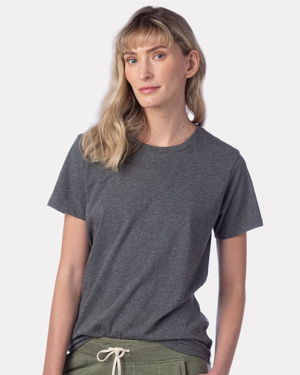 Alternative Women's Cotton Jersey CVC Go-To Tee Womens Apparel Shirts & Tops