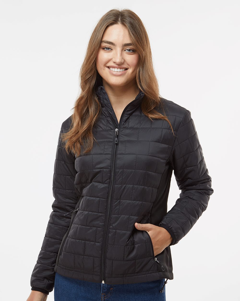 Burnside Women's Element Puffer Jacket Womens Apparel Jackets & Vests