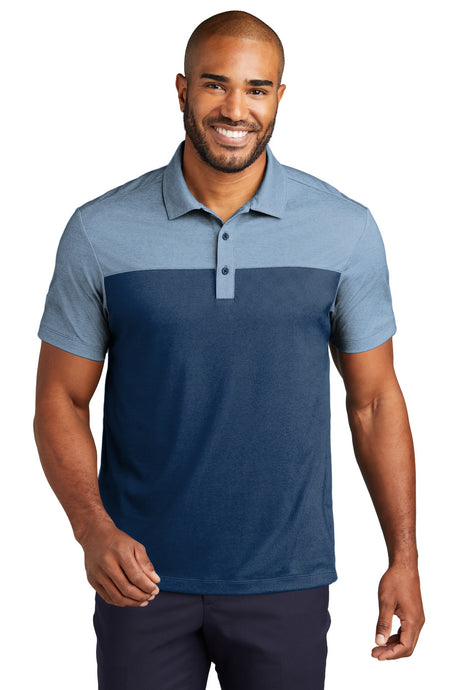 Port Authority Fine Pique Blend Blocked Polo K831 Mens Apparel Shirts & Tops