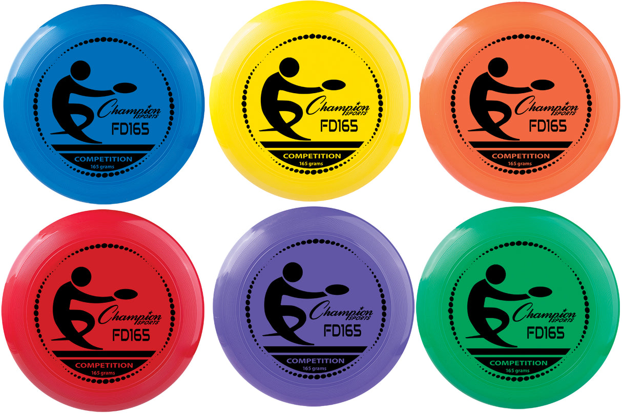 Champion Sports 165 Gram Competition Plastic Discs Sports Equipment All