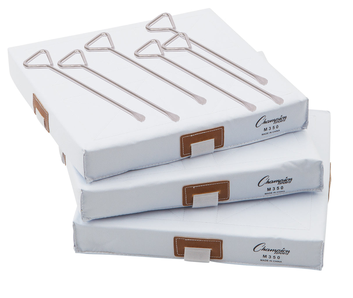 Champion Sports Foam Filled Quilted Cover Base Set Baseball Field Equipment All