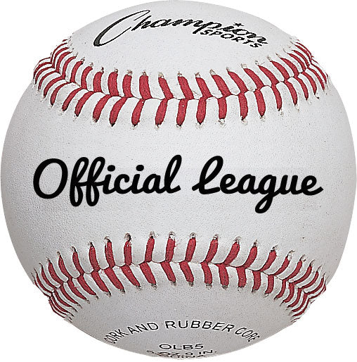 Champion Sports Official League Baseball - Dozen Baseball Baseballs All