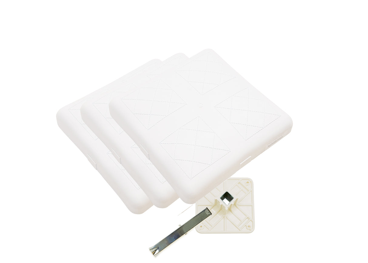 Champion Sports Anchored Base Set with Molded Shell Baseball Field Equipment All