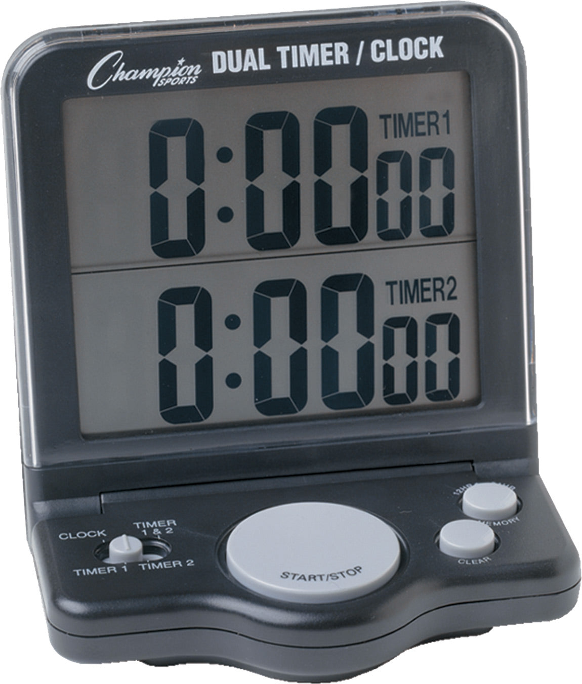 Champion Sports Dual Jumbo Display Timer Exercise & Wellness Functional Training Tests & Measurements