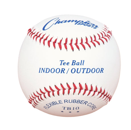 Champion Sports Indoor/Outdoor Tee Ball Baseball Baseballs All
