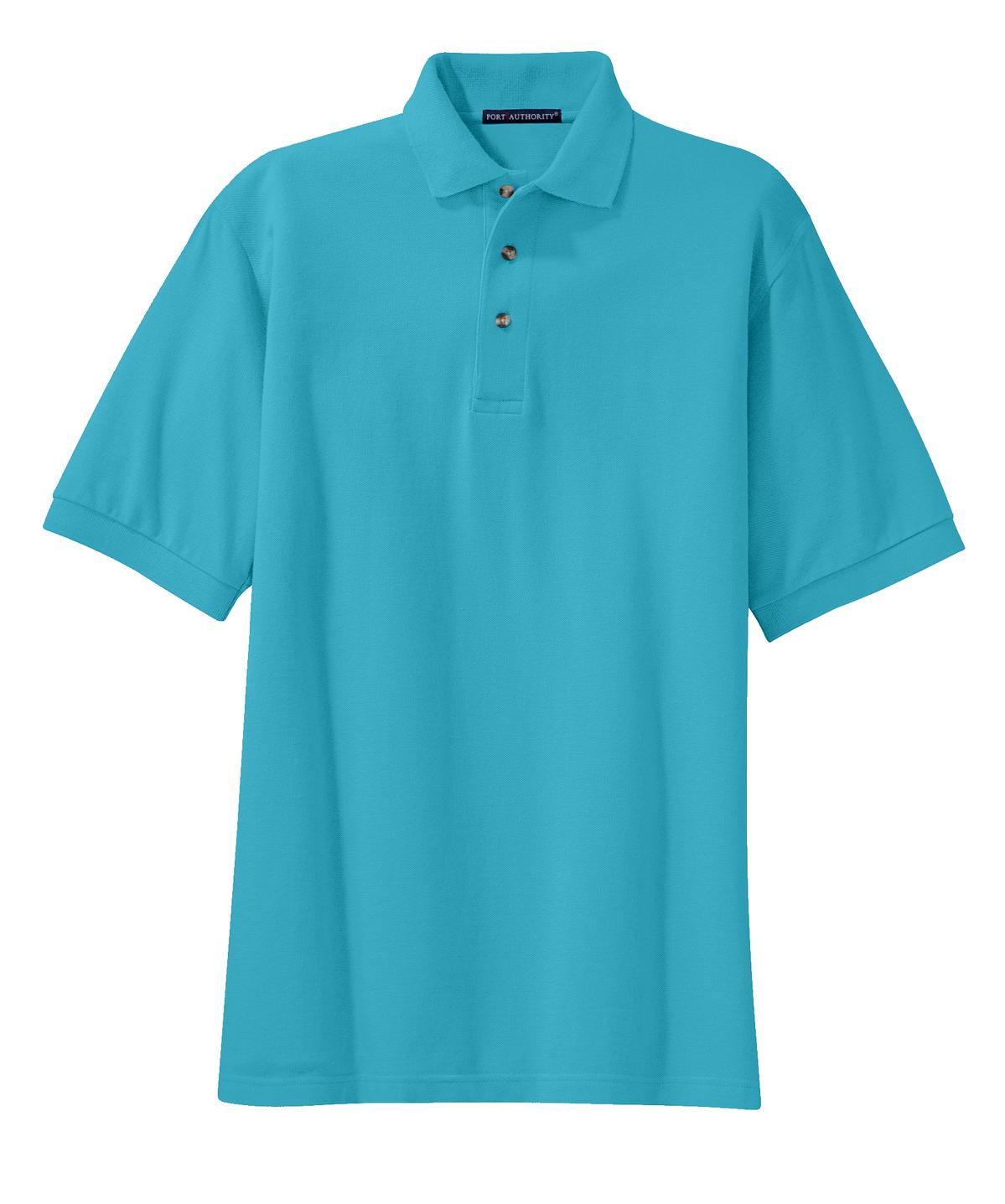 Port Authority Heavyweight Cotton Pique Polo. K420 Mens Apparel Shirts & Tops