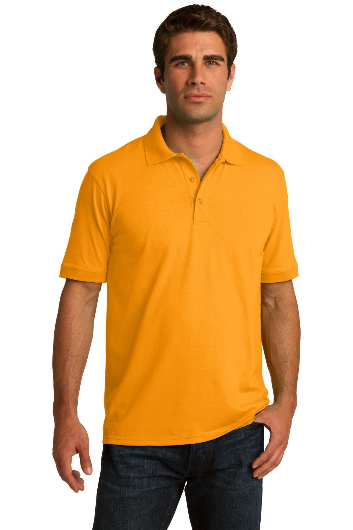 Port & Company Men's Core Blend Jersey Knit Polo 2 of 3 Mens Apparel Shirts & Tops