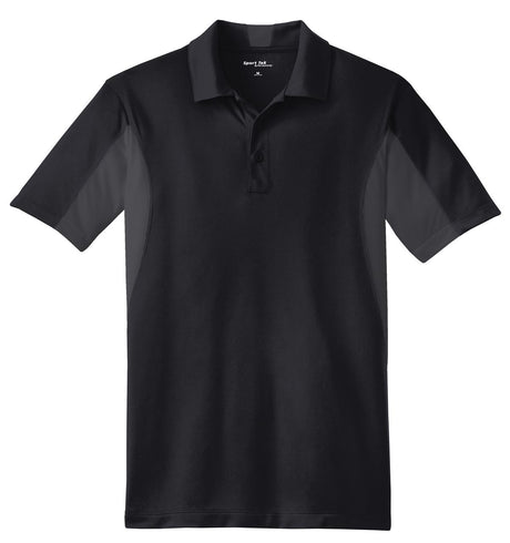 Sport-Tek Men's Side Blocked Micropique Sport-Wick Polo. ST655 2 of 2 Mens Apparel Shirts & Tops