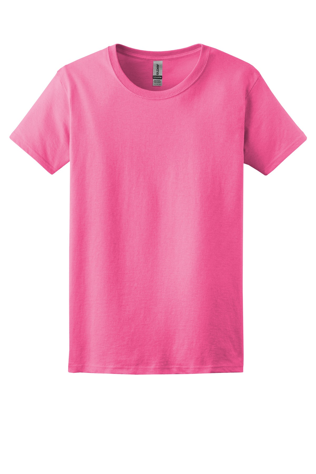 Gildan Ladies Ultra Cotton 100% Cotton T-Shirt. 2000L 2 of 2 Gildan