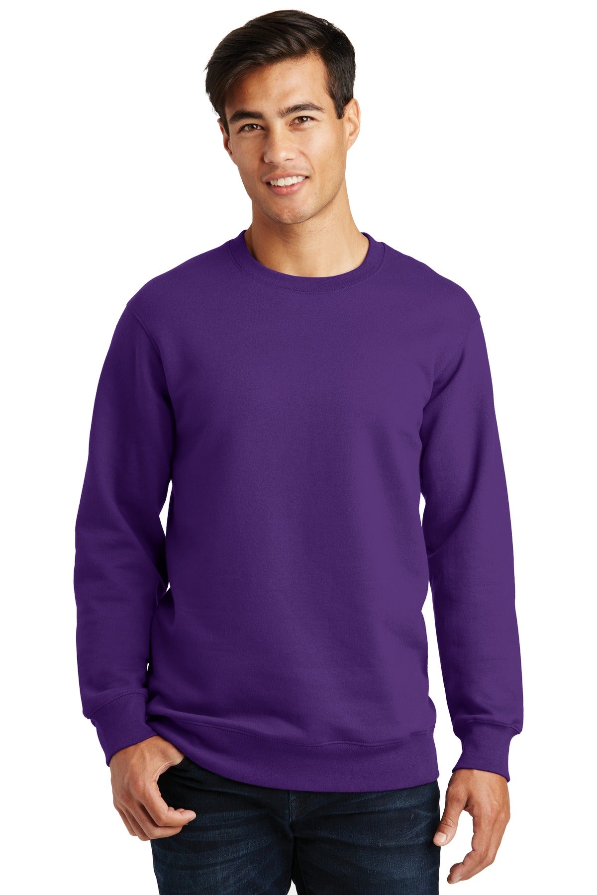Port & Company - Men's Fan Favorite Fleece Crewneck Sweatshirt Mens Apparel Sweatshirts & Fleece
