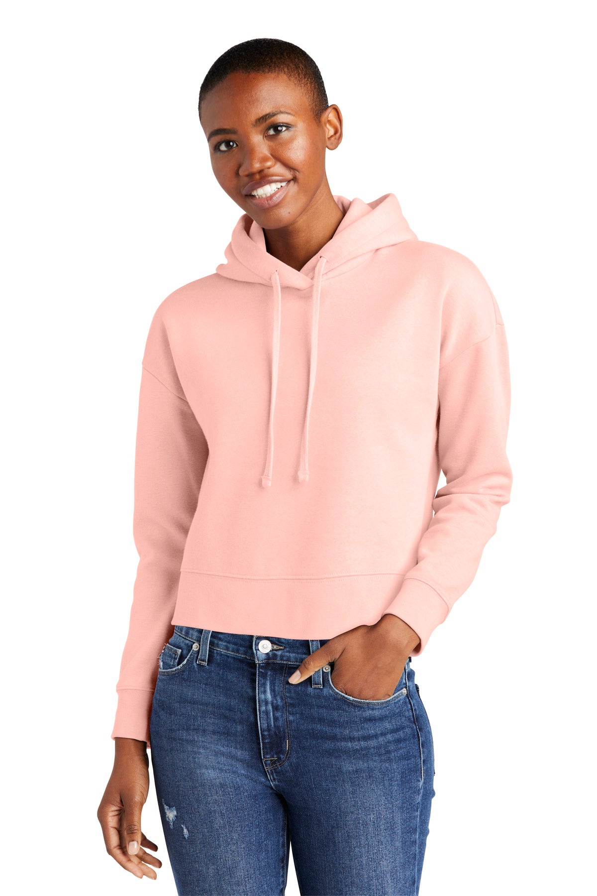 District Women's V.I.T. Fleece Hoodie DT6101 Womens Apparel Sweatshirts & Fleece