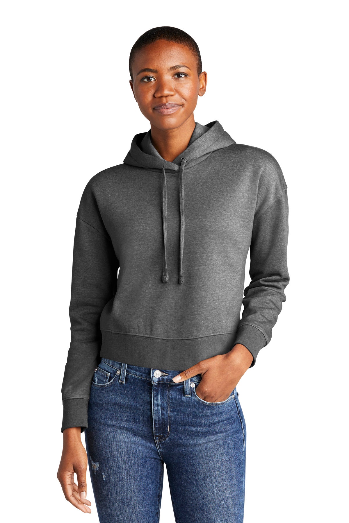 District Women's V.I.T. Fleece Hoodie DT6101 Womens Apparel Sweatshirts & Fleece