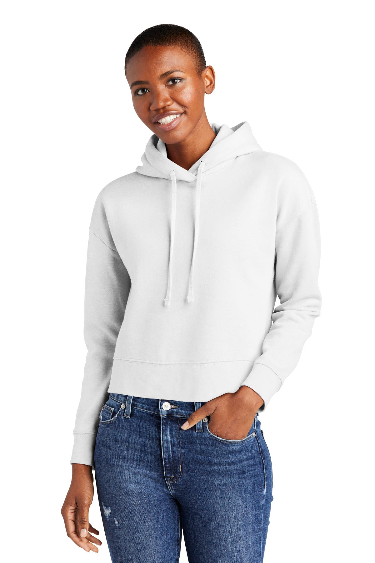 District Women's V.I.T. Fleece Hoodie DT6101 Womens Apparel Sweatshirts & Fleece